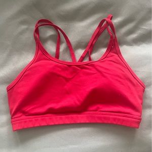 Red born primitive sports bra